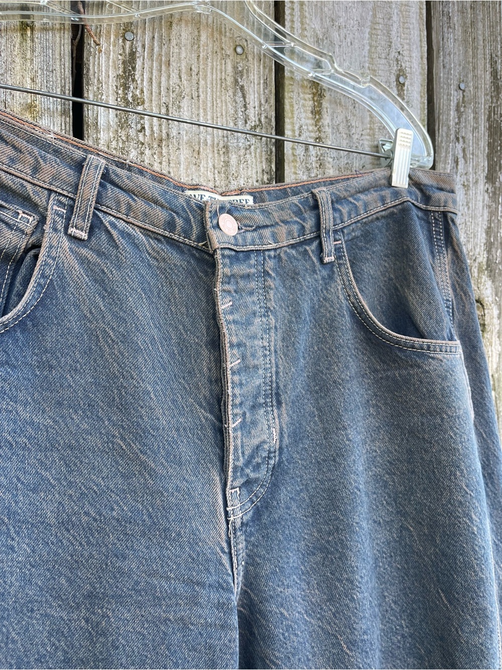 We The Free Lucky You Mid Rise Barrel Jeans Archive Grey Size 32 Women’s - Picture 6 of 16